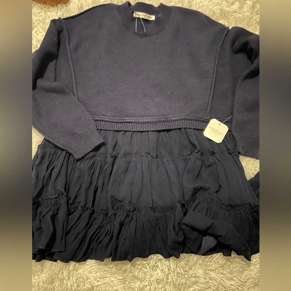 Altar'd State Midnight Blue Dress